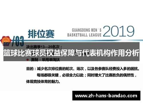 篮球比赛球员权益保障与代表机构作用分析